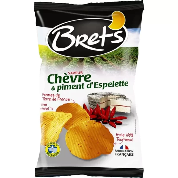 Chips Brets chèvre & piment d’Espelette 125g