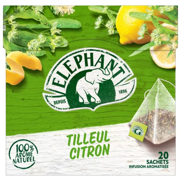 Elephant Infusion tilleul citron 20bg