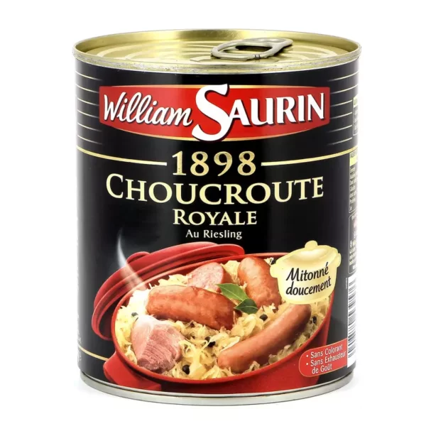 WILLIAM SAURIN Choucroute royal au riesling 800g