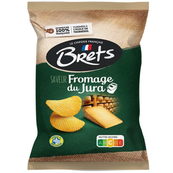 Brets Chips med Ost fra JURA 125g