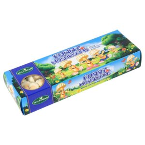 Funny Mushrooms Hvit - Miltonas 170g