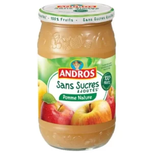 ANDROS Eplemos uten tilsatt sukker 730g