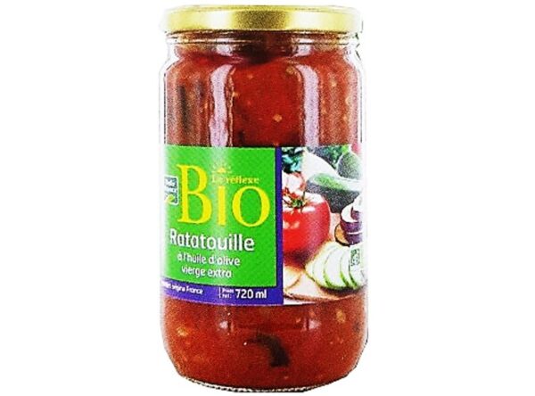 Økologisk Ratatouille i Olivenolje 650g Belle France