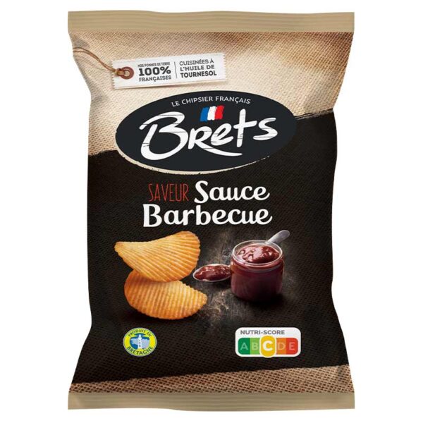 Brets potetchips BBQ 125g