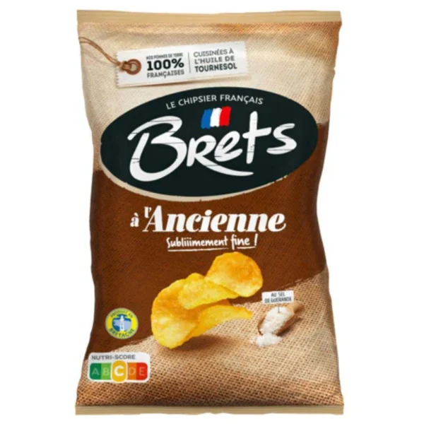 Brets potetchips m/salt 125g