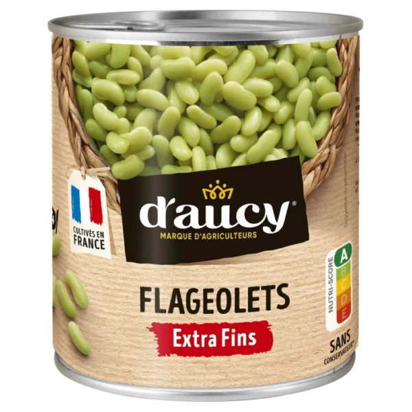 DAUCY Flageolets verts extra fins 800g