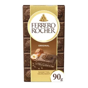 FERRERO ROCHER Melkesjokolade med Hasselnøtt 90g